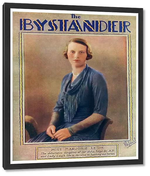 Bystander front cover featuring Miss Marjorie Leigh