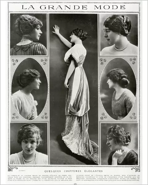 High fashion hair styles 1912