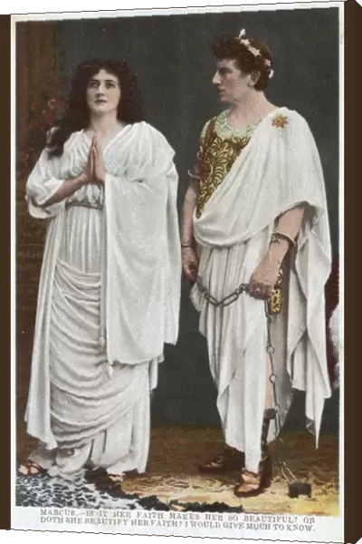 Maud Jeffries and Wilson Barrett in The Sign of the Cross