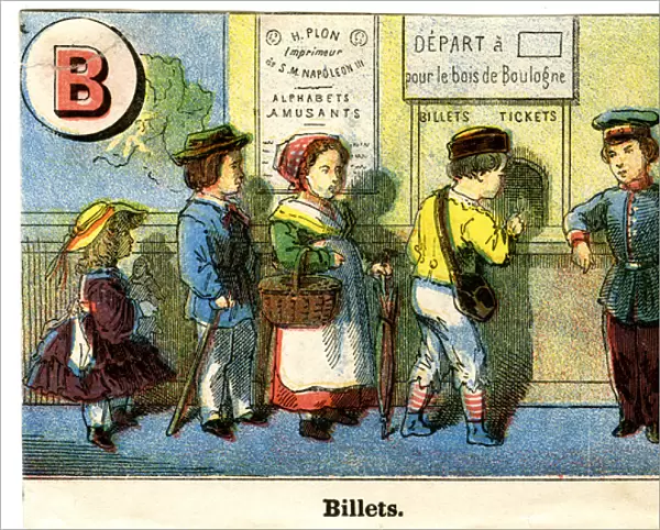 French Railway Alphabet - B