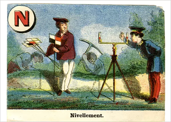 French Railway Alphabet - N