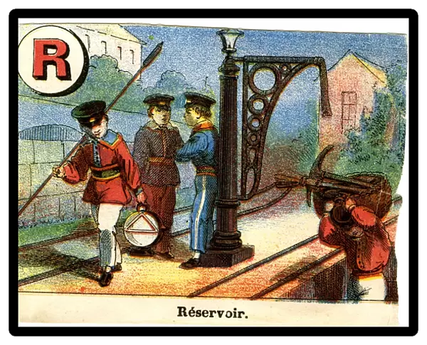 French Railway Alphabet - R