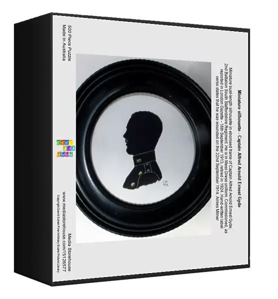 Miniature silhouette - Captain Alfred Arnold Ernest Gyde
