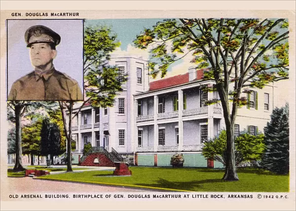 Birthplace of General D MacArthur - Little Rock, Arkansas