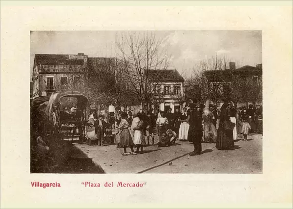 Vilagarcia de Arousa, Pontevedra, Galicia, Plaza del Mercado
