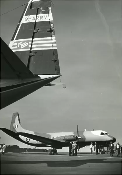 1st Hawker Siddeley Andover C1, alongside Avro 780 prototype