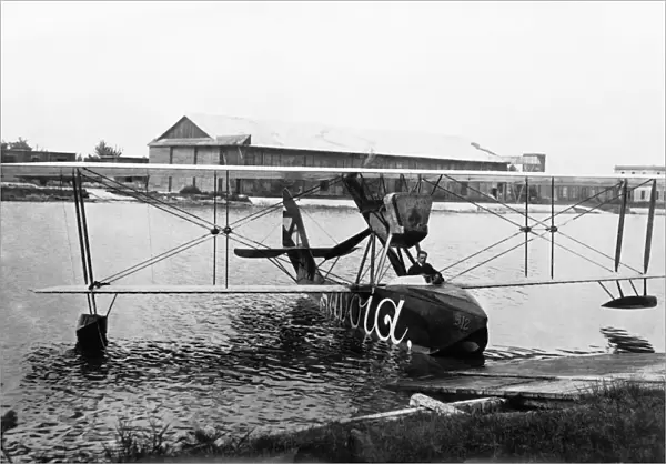 Savoia S. 12 Seaplane Parked