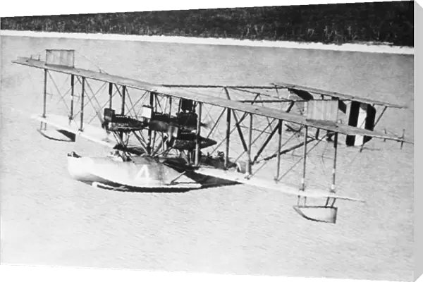 Curtiss Nc-4 Seaplane in the Usa after the Atlantic Crossing