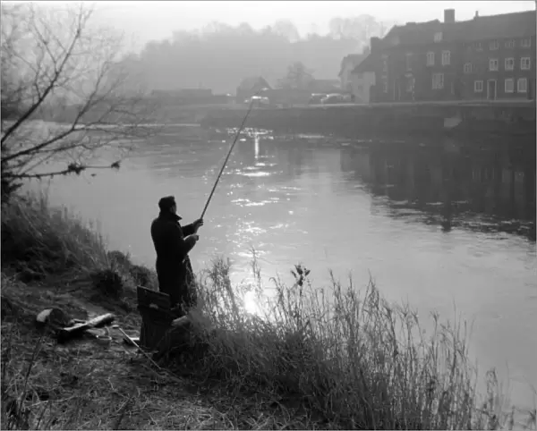 Fishing at Bewdley, Worcestershire