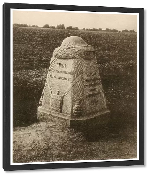 WW1 - Ypres - Hell Fire Corner, British Demarcation Stone