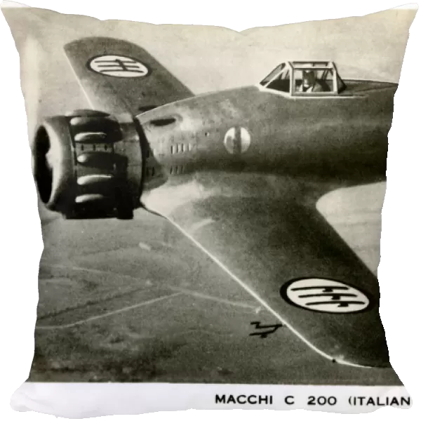 WW2 - Macchi C 200 (Italian) Aeroplane