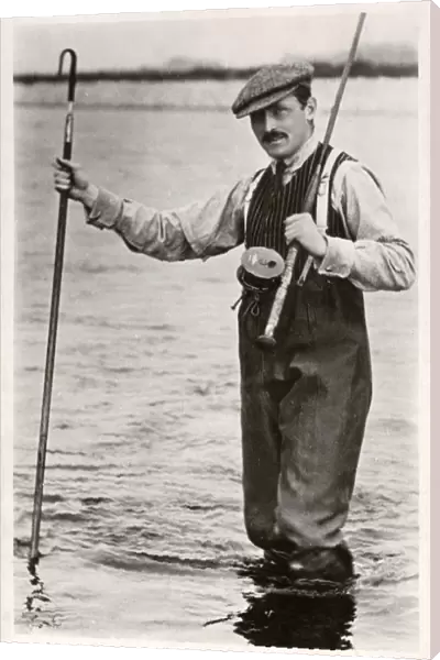 HRH Prince Arthur of Connaught - Fly fishing for Salmon