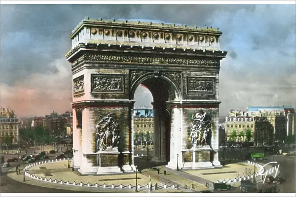 Paris, France - Arc de Triomphe de L Etoile (1806-1836)