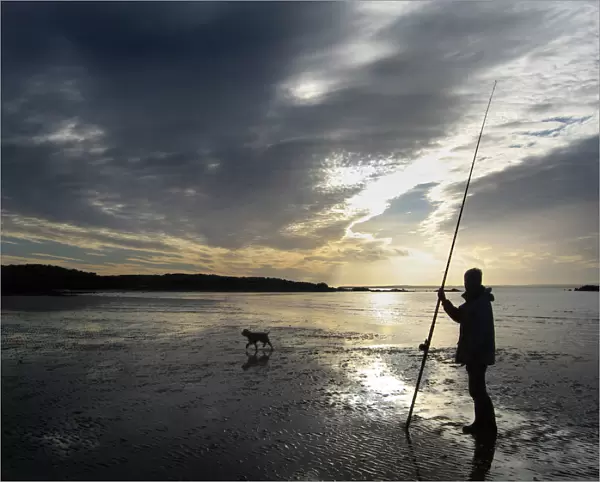 A sea fisherman, Knockbrex, SW Scotland
