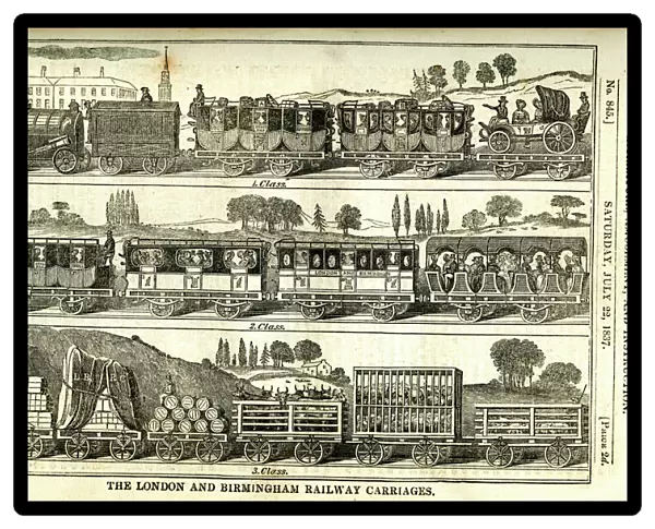 The London and Birmingham Railway Carriages