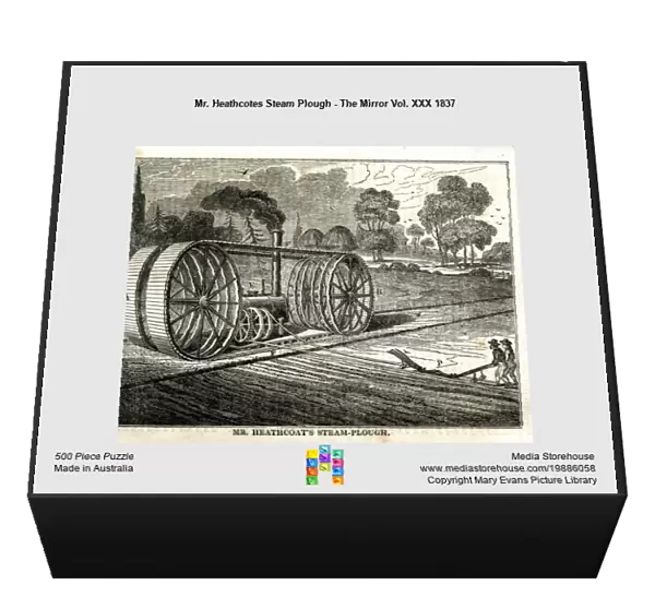 Mr. Heathcotes Steam Plough - The Mirror Vol. XXX 1837