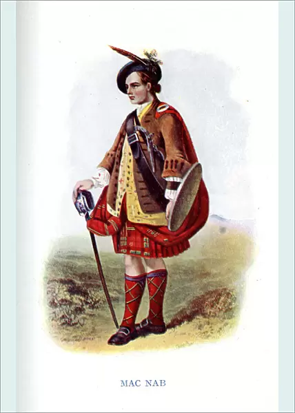 Mac Nab, Traditional Scottish Clan Costume