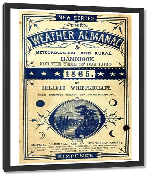 The Weather Almanac for 1865 front cover