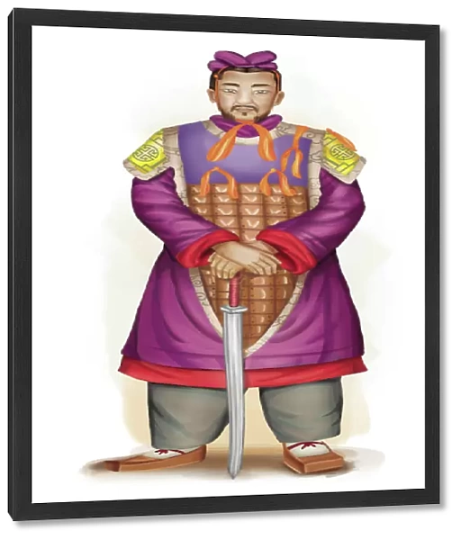 Chinese warrior, terracotta warrior