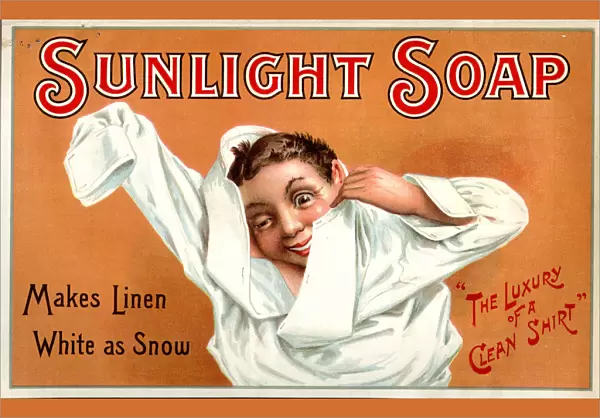 Boy Linen Shirt - Sunlight Soap Advert