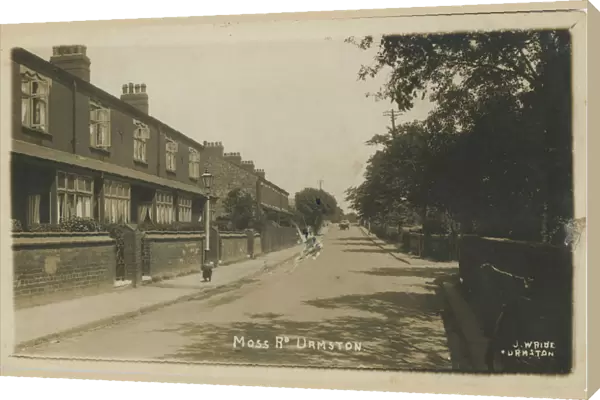 Moss Road, Urmston, Trafford, Manchester, Lancashire, England. Date: 1928