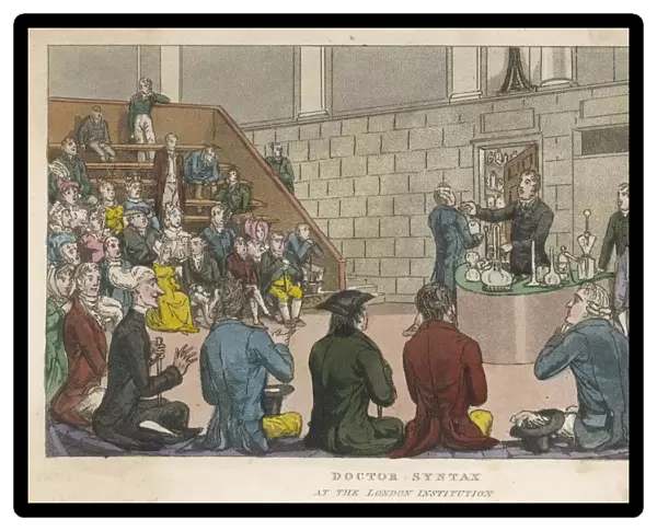 A lecture at the London Institution
