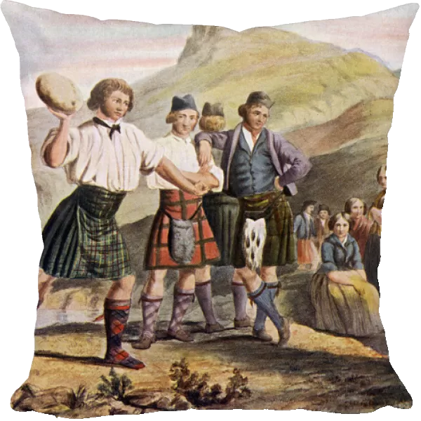 SCOTS STONE THROWING
