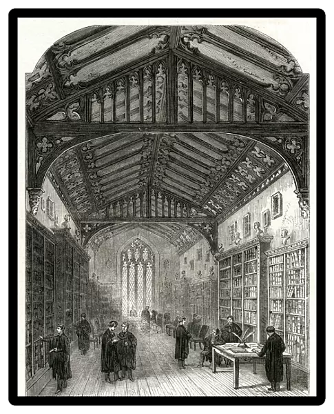 Shrewsbury Grammer School - library 1861