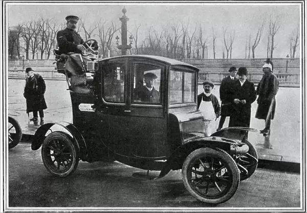 Newest Hansom motor-cab 1909