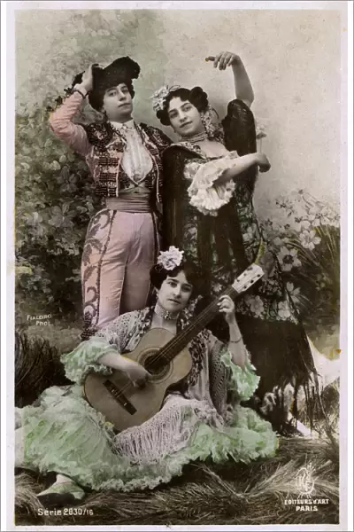 Three French women (pretending to be Spanish)