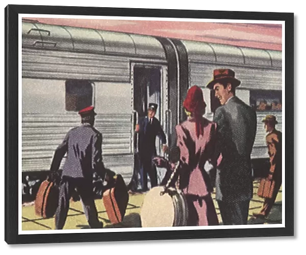 Boarding the Train Date: 1948