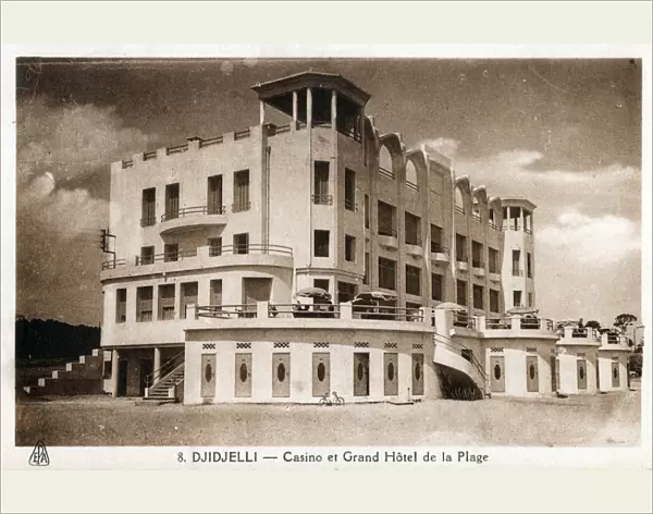 Djidjelli, Algeria - Casino and Grand Hotel de la Plage