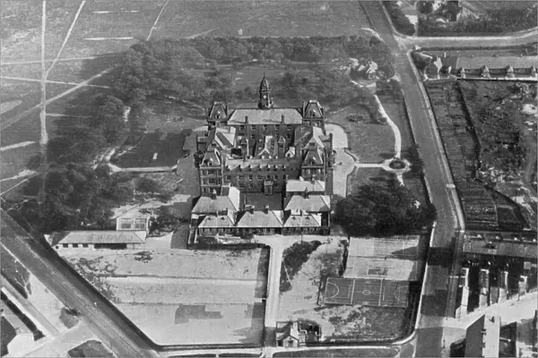 12917666. An aerial view of the Crossley and Porter Orphanage, Halifax. Date: 1930s