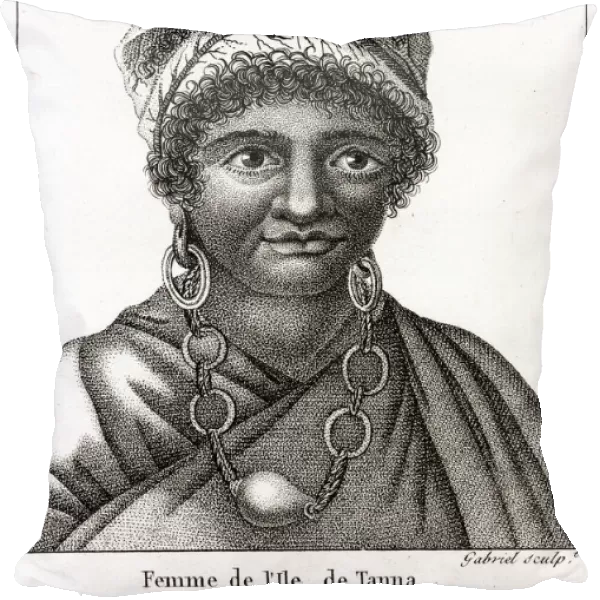 Woman of the island of Tana, Vanuatu Date: circa 1800