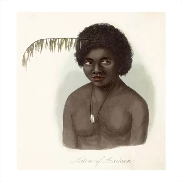 New Caledonia: a native of Anaiteum Date: 1855