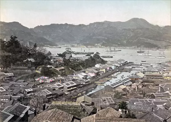 Oura, Nagasaki, Japan circa 1880s. Date: circa 1880s