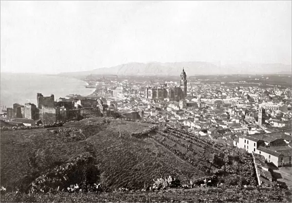Malaga, Spain, circa 1890. Date: circa 1890
