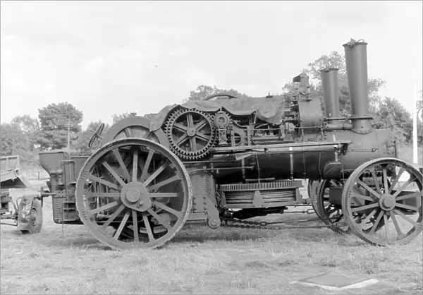 Fowler Ploughing Engine team