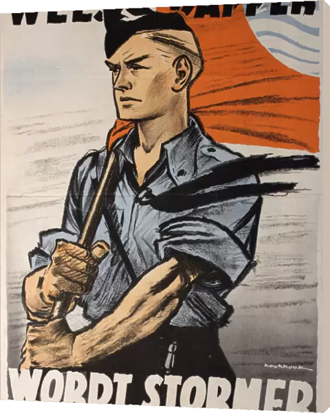 Dutch wartime poster -- Be Brave