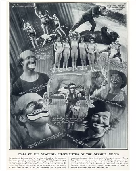 Bertram W. Mills Circus at Olympia, London 1928