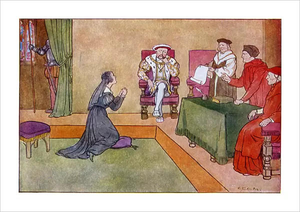Katharine of Aragon pleads to stay with Henry VIII