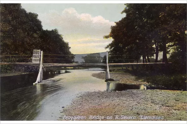 Pennygreen Bridge on the River Severn at Llanidloes