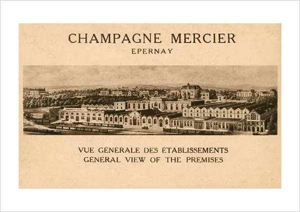 Champagne Mercier factory, Epernay, France