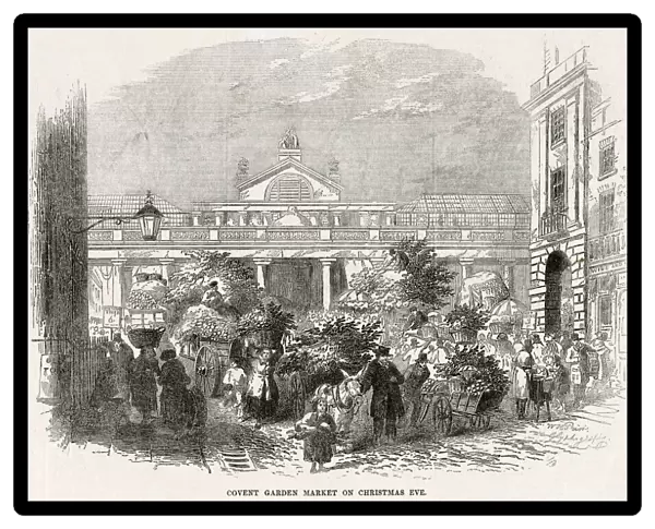 Covent Garden Market, London, Christmas Eve 1846
