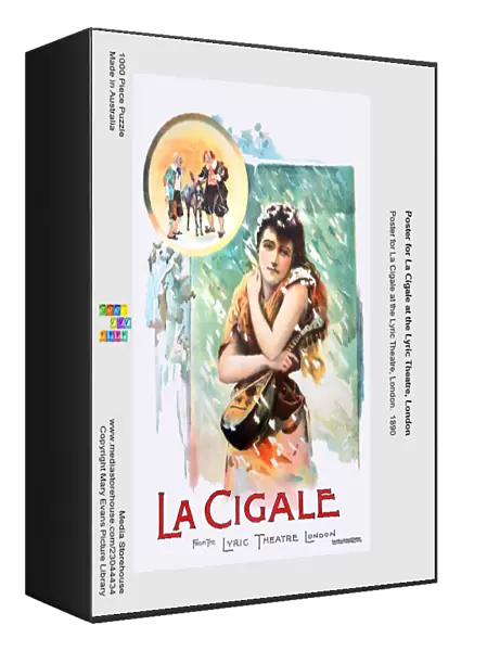 Poster for La Cigale at the Lyric Theatre, London