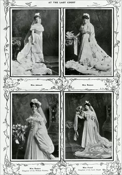 Debutantes court gowns of 1905