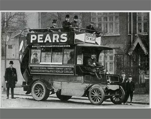 Omnibus on the road 1905