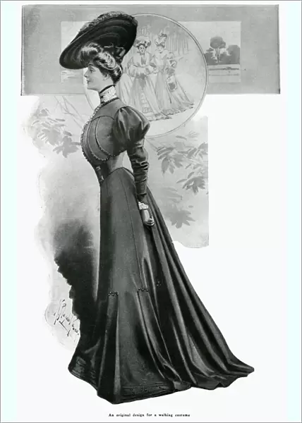 Walking costume 1905