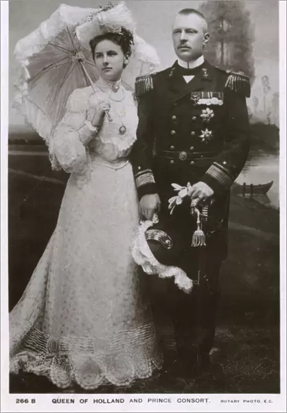 Queen Wilhelmina of Holland and Prince Consort
