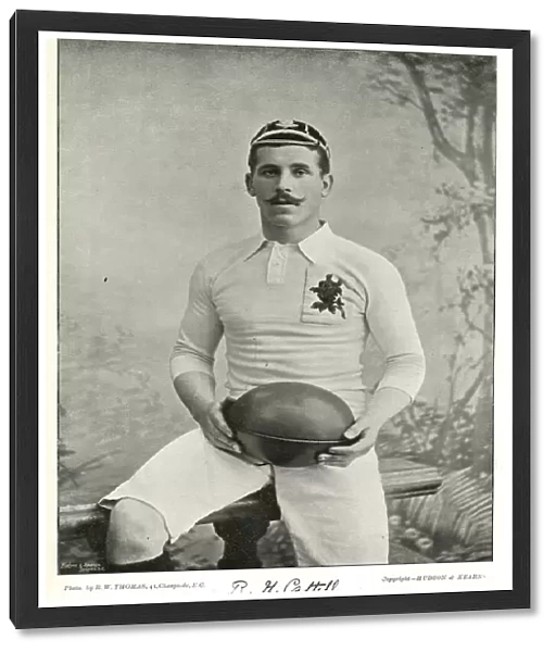 R H Cattell, England International Rugby player